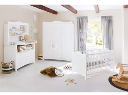 Kinderkamer Florentina extra breed groot incl. extra brede kastopzet Wit