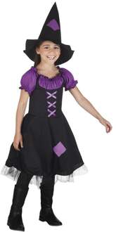 Kinderkostuum Imperial witch Paars - Lila