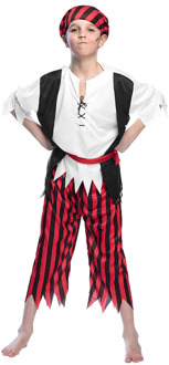 Kinderkostuum Piraat Jack Multikleur - Print