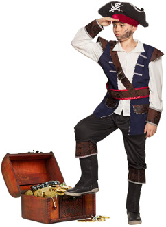 Kinderkostuum Piraat Vince Multikleur - Print