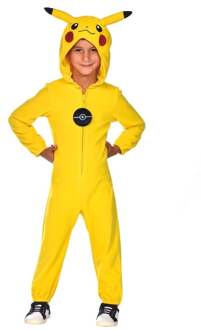 Kinderkostuum Pokemon Pikachu Onesie, 3-4 jaar Multikleur