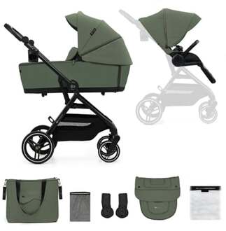 Kinderkraft Kinderwagen YOXI 2in1 mystic green Groen