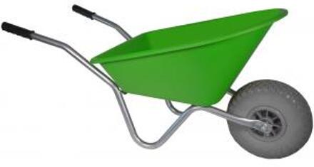 Kinderkruiwagen licht groen 35L met anti-lekwiel