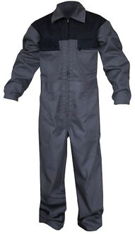 Kinderoveralls BASIC LINE SEDAN Kinderoverall Grijs/Zwart10