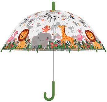 Kinderparaplu oerwoud Transparant