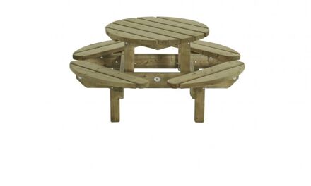 Kinderpicknicktafel rond Groen