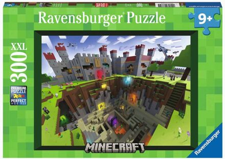 Kinderpuzzel 300 stukjes Minecraft Cutaway