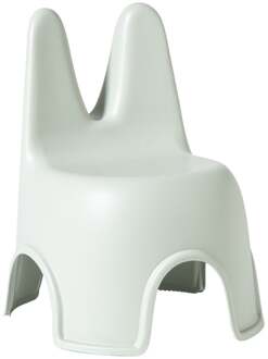 Kinderstoel Babs met konijnenoortjes - groen - 46x40x34 cm