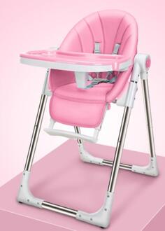 Kinderstoel Voor Voeden Authentieke Draagbare Babyzitje Booster Seat Verstelbare Vouwen Stoelen Voor Kinderen Voor Roze