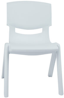 Kinderstoel wit plastic