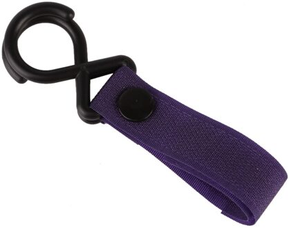 Kinderwagen Accessoires Haak 11 Kleuren Auto Vervoer Haak Leuke Kleurrijke Kinderwagen Clip Hanger Voor Baby Luiertassen diep paars