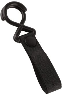 Kinderwagen Accessoires Haak 11 Kleuren Auto Vervoer Haak Leuke Kleurrijke Kinderwagen Clip Hanger Voor Baby Luiertassen zwart