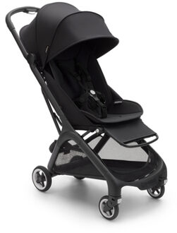 Kinderwagen Butterfly complete Black / Midnight Black Zwart