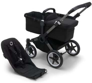 Kinderwagen Donkey 5 Base Graphite/Mignight Black Zwart