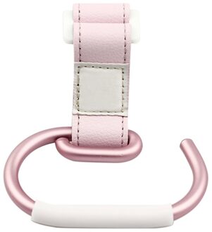 Kinderwagen Haak Baby Aluminium Luiertas Pu Kinderwagens Hangen Universal Fit Accessoires Handtas Roze