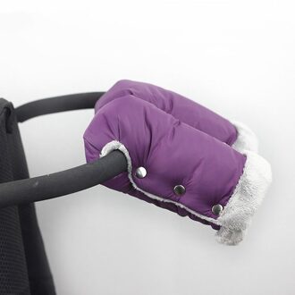 Kinderwagen Handschoenen Winter Warm Windprooof Clutch Handschoenen Wandelwagen Accessoires Hand Muff Harige Wanten Voor Wandelwagen TF333 een paar