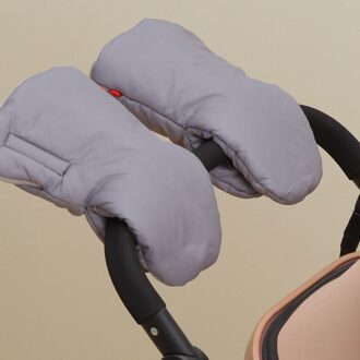 Kinderwagen Handschoenen Winter Warm Windprooof Clutch Handschoenen Wandelwagen Accessoires Hand Muff Harige Wanten Voor Wandelwagen TF337 een paar