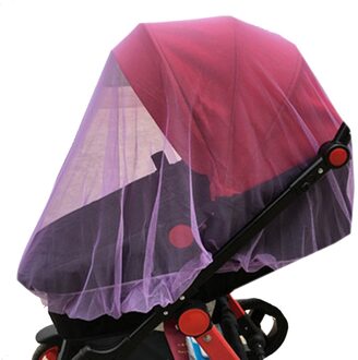 Kinderwagen Kinderwagen Mosquito Regenkap Klamboe Winkelwagen Cover Netting Kinderwagens Kinderwagen Accessoires paars