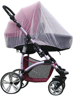 Kinderwagen Kinderwagen Mosquito Regenkap Klamboe Winkelwagen Cover Netting Kinderwagens Kinderwagen Accessoires roze
