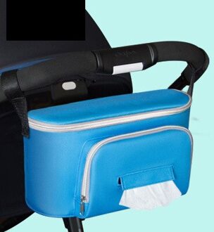 Kinderwagen Luiertassen Moeder Tas grote capaciteit opbergtas op handvat kinderwagen Accessoires Opknoping tas kunt hangen of hopbos blauw