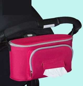 Kinderwagen Luiertassen Moeder Tas grote capaciteit opbergtas op handvat kinderwagen Accessoires Opknoping tas kunt hangen of hopbos roze