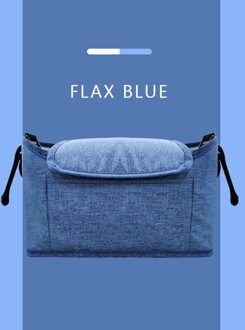 Kinderwagen Opknoping Bag Hoge Capaciteit Universele Kinderwagens Accessoires Organizer Bekerhouder Outdoor Reizen Fles Opbergzakken blauw