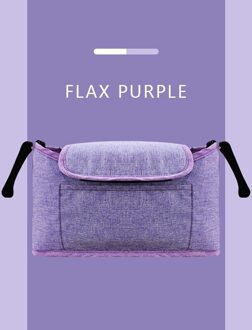 Kinderwagen Opknoping Bag Hoge Capaciteit Universele Kinderwagens Accessoires Organizer Bekerhouder Outdoor Reizen Fles Opbergzakken paars