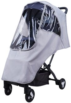 Kinderwagen Regenhoes Waterdicht Winddicht Wandelwagen Accessoires Voor Kinderwagen Stofdicht Cover Voor 90% Baby Winkelwagen grijs