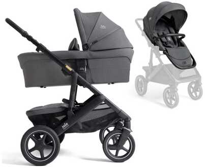 Kinderwagen Vinca incl. Reiswieg Ramble XL Ebony Bruin