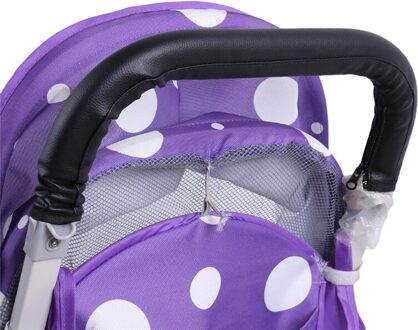 Kinderwagen Wandelwagen Accessoires Kinderwagen Armsteun Pu Beschermhoes Cover Voor Armsteun Dekt Handvat Rolstoelen zwart