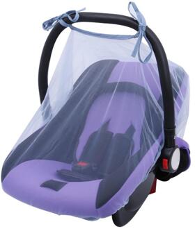 Kinderwagen Wandelwagen Mosquito Insect Shield Netto Veilig Zuigelingen Bescherming Mesh Kinderwagen Accessoires Klamboe wit