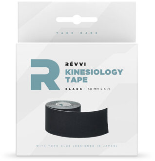 Kinesiologie Tape 5 Meter zwart - 50-MM
