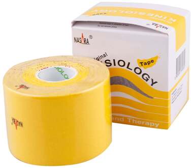 Kinesiologytape - 5 meter x 5 cm - geel
