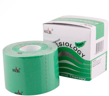 Kinesiologytape - 5 meter x 5 cm - groen