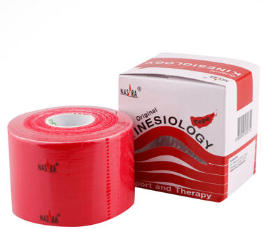 Kinesiologytape - 5 meter x 5 cm - rood