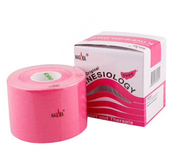 Kinesiologytape - 5 meter x 5 cm - roze