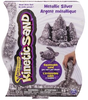 kinetic Sand Metallic zilver 454 Gram Assorti