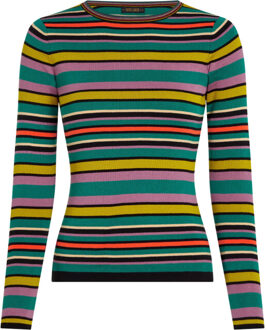 King Louie Agnes rib top ozark Veelkleurig - S