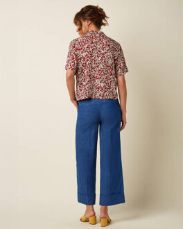 King Louie Blouse korte mouw 10258 elisie - maat 42 Rood