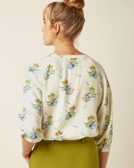 King Louie Blouse lange mouw 10250 cybil Ecru - 36