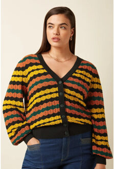 King Louie Cardi v royal top 09828 black Veelkleurig - M