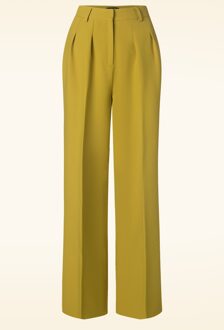 King Louie Fintan Simonet pantalon in Sulphur geel