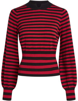 King Louie Flavia top berry Rood - M