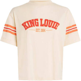 King Louie T-shirt 8993 boxy Ecru - XS