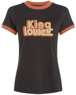 King Louie T-shirt King Louie , Black , Dames - S
