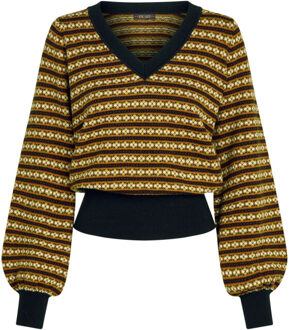 King Louie V-neck bellsleeve walter Zwart - M