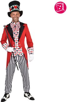 King Of Cards Kostuum Heren Premium Multikleur - Print