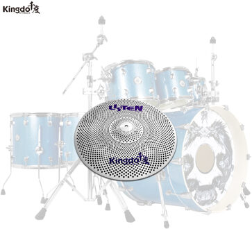 Kingdo Oefenbekken Slience 10 "Splash Cimbaal Lage Volume Cimbaal Voor Drums Set