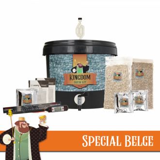 KINGDOM Bierbrouwpakket - startpakket - Special Belge - Bock  - zelf bier brouwen - starterspakket bier brouwen - bier brouwen pakket