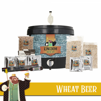KINGDOM Bierbrouwpakket  - startpakket - Witbier - zelf bier brouwen - starterspakket bier brouwen - bier brouwen pakket